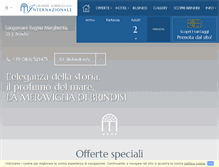 Tablet Screenshot of albergointernazionale.it